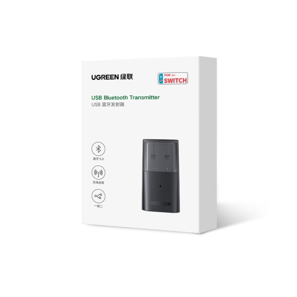 Raidītāja Bluetooth adapteris PlayStation Nintendo slēdzim melns slēdzis