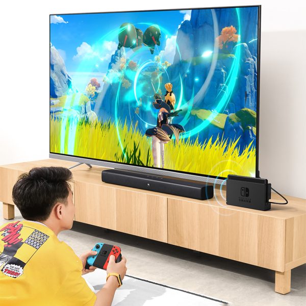 Raidītāja Bluetooth adapteris PlayStation Nintendo slēdzim melns slēdzis