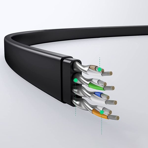 PatchCord RJ45 LAN ETHERNET CAT. 6 2m melns