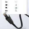 PatchCord RJ45 LAN ETHERNET CAT. 6 2m melns