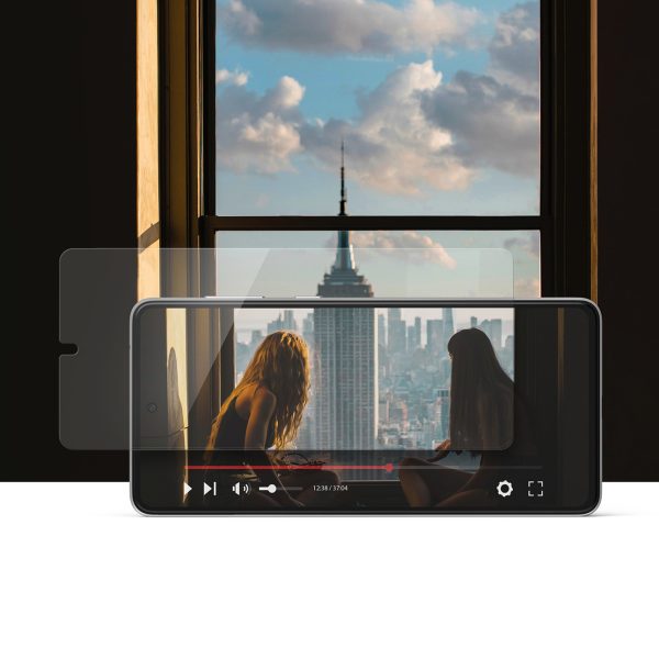 Galaxy A73 5G neredzams aizsarga ID stikls 2,5d 0,33 mm ekrāns
