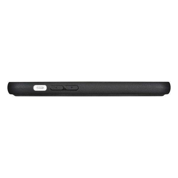 2in1 korpusa ādas apvalks ar iPhone 14 anti-RFID eļļas vaska maka korpuss melns