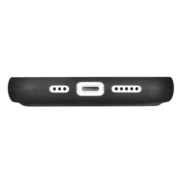 2in1 korpusa ādas apvalks ar iPhone 14 anti-RFID eļļas vaska maka korpuss melns