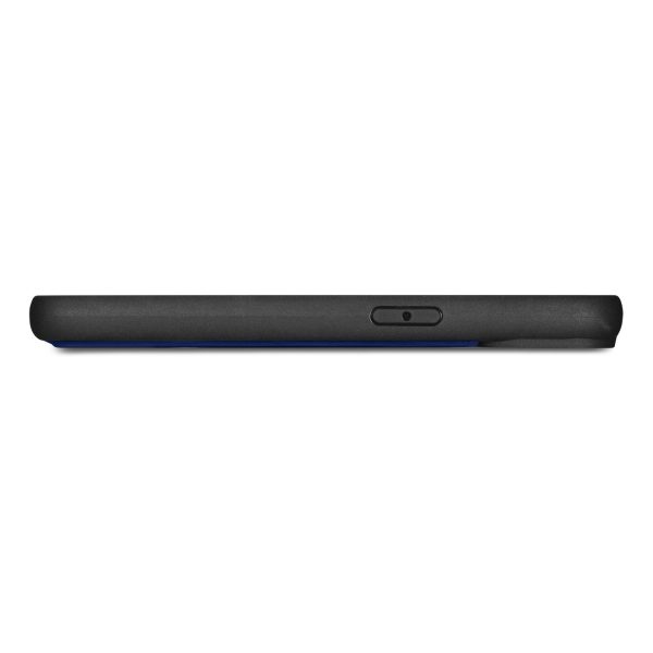2in1 ādas korpuss ar iPhone 14 anti-RFID maka korpuss zils