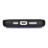2in1 ādas korpuss ar iPhone 14 Pro anti-RFID maka korpuss gaiši purpursarkanā krāsā.
