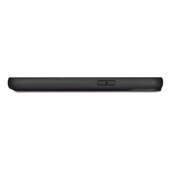 2in1 ādas korpuss ar iPhone 14 Pro Max Anti-RFID maka korpuss tumši violets