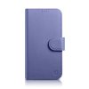2in1 ādas korpuss ar iPhone 14 Pro Max Anti-RFID maka korpuss gaiši violets