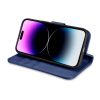 2in1 ādas korpuss ar iPhone 14 Pro Max Anti-RFID maka korpuss zilā krāsā
