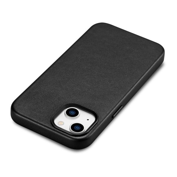 Dabiska ādas korpuss iPhone 14 Plus Magsafe Case Leather Black