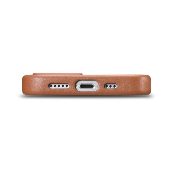 Dabiska ādas korpuss iPhone 14 Plus Magsafe Case Leather Brown