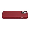 Dabiska ādas korpuss iPhone 14 Plus Magsafe Case āda sarkanā krāsā