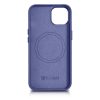 Dabiska ādas korpuss iPhone 14 Plus Magsafe Case āda Light Purple