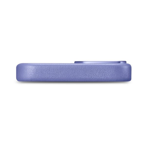 Dabiska ādas korpuss iPhone 14 Plus Magsafe Case āda Light Purple
