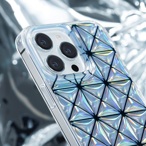 Gadījuma vāks par iPhone 14 Pro Max Housing Miya sērijas varavīksnes aizmugurē