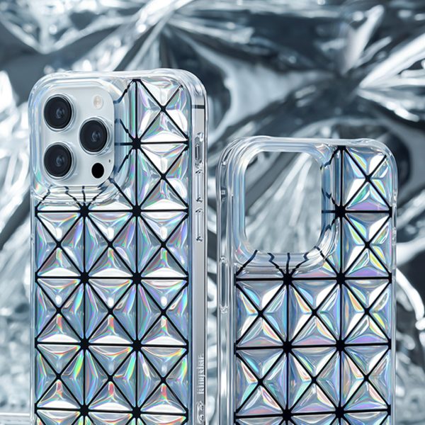 Gadījuma vāks par iPhone 14 Pro Max Housing Miya sērijas varavīksnes aizmugurē