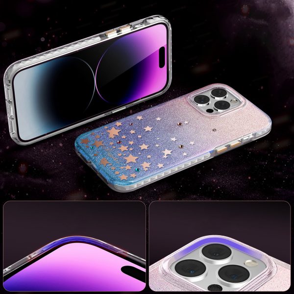 Lieta ar zvaigznēm iPhone 14 Plus Heart Star Series Zodiac