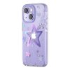 Lieta zvaigznēs iPhone 14 Plus Heart Star Series Purple Star