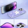 Lieta zvaigznēs iPhone 14 Plus Heart Star Series Purple Star