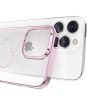 Gadījums iPhone 14 Pro tālrunim, kas dekorēts ar vēlmju sērijām rozā kristāliem