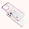 Gadījums iPhone 14 Pro tālrunim, kas dekorēts ar vēlmju sērijām rozā kristāliem