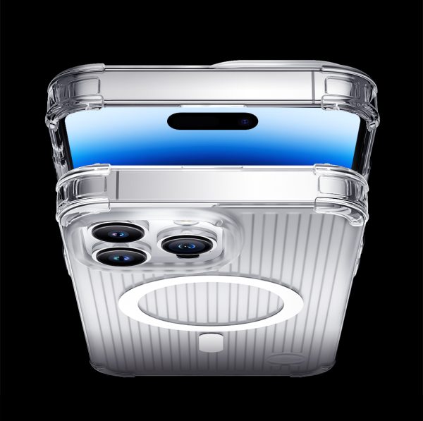 Magnētiskais korpuss iPhone 14 Pro MagSafe PQY Go Out sērijas melns