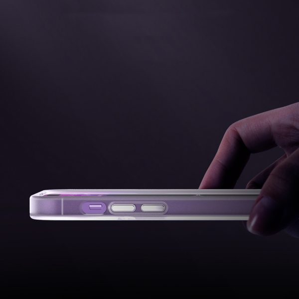 Magnētiskais korpuss iPhone 14 Plus Magsafe PQY Geek sērija Sudraba