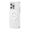 Magnētiskais korpuss iPhone 14 Pro Max MagSafe PQY Geek sērija Sudraba
