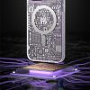 Magnētiskais korpuss iPhone 14 Pro Max MagSafe PQY Geek sērija Sudraba