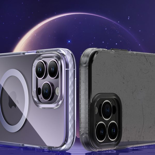 Magnētiskais korpuss iPhone 14 magsafe pqy ledus kristāla sērija sudraba