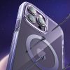 Magnētiskais korpuss iPhone 14 magsafe pqy ledus kristāla sērija sudraba