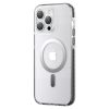 Magnētiskais korpuss iPhone 14 Plus Magsafe PQY Ice Crystal Series pelēks