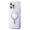 Magnētiskais korpuss iPhone 14 Plus Magsafe PQY Ice Crystal Series Purple