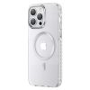 Magnētiskais korpuss iPhone 14 Plus Magsafe PQY Ice Crystal Series sudrabs