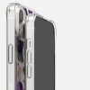 Bruņu korpusa vāks ar gēla rāmi iPhone 14 Plus Fusion Design Purple caurspīdīga roze