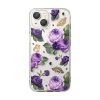 Bruņu korpusa vāks ar gēla rāmi iPhone 14 Plus Fusion Design Purple caurspīdīga roze