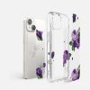 Bruņu korpusa vāks ar gēla rāmi iPhone 14 Plus Fusion Design Purple caurspīdīga roze