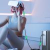 USB-C dusmu kabelis ar VR Oculus Quest 2 60W 5m Black