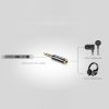 Audio adapteris Audio Jack 3,5 mm vīrieši līdz domkratam 2,5 mm sieviešu melnā krāsā