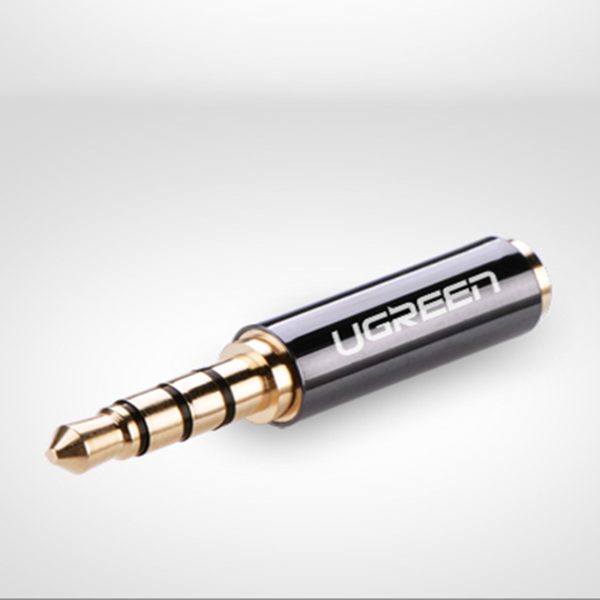 Audio adapteris Audio Jack 3,5 mm vīrieši līdz domkratam 2,5 mm sieviešu melnā krāsā