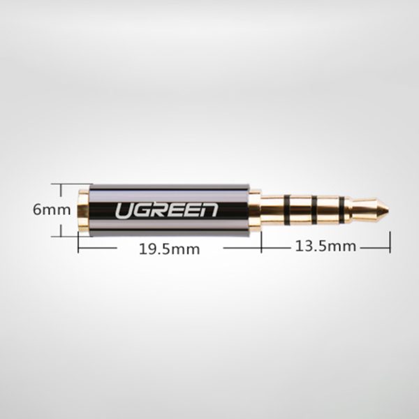 Audio adapteris Audio Jack 3,5 mm vīrieši līdz domkratam 2,5 mm sieviešu melnā krāsā