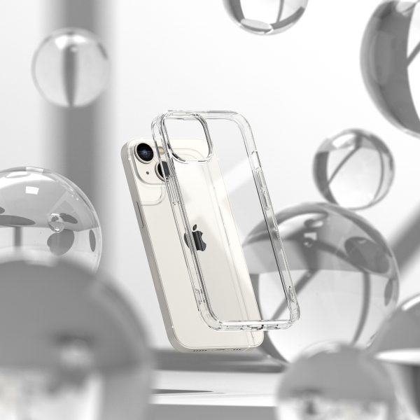 Aizsardzības korpuss iPhone 14 Plus ar saplūšanas saplūšanas matētu pelēku rāmi