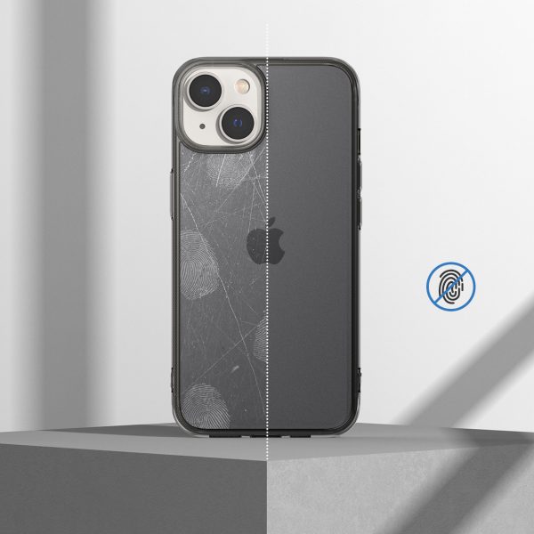Aizsardzības korpuss iPhone 14 Plus ar saplūšanas saplūšanas matētu pelēku rāmi
