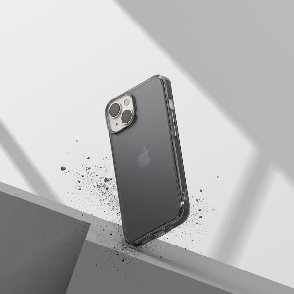 Aizsardzības korpuss iPhone 14 Plus ar saplūšanas saplūšanas matētu pelēku rāmi