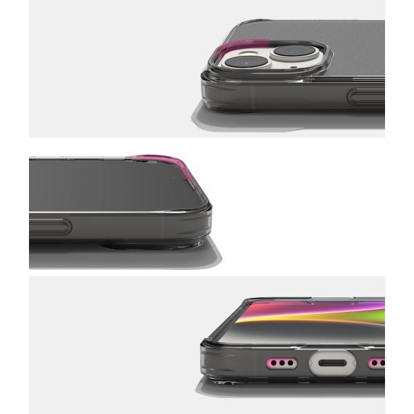 Aizsardzības korpuss iPhone 14 Plus ar saplūšanas saplūšanas matētu pelēku rāmi