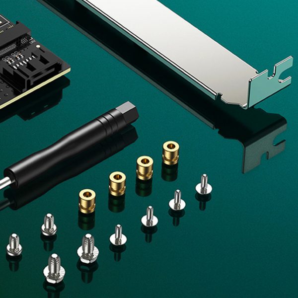 Diska adapteris M.2 NVME SATA PCIE 3,0 X4 32GBPS.