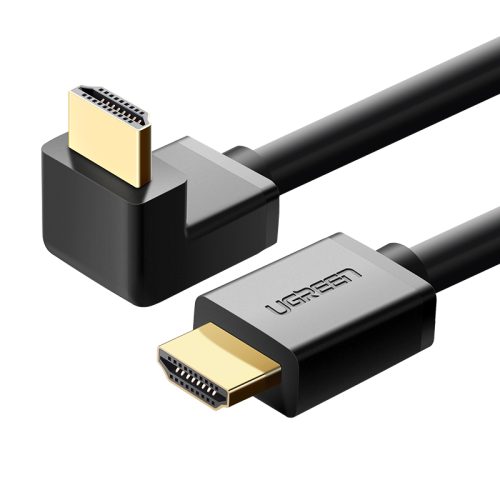 HDMI 4K kabeļa kabelis ar 2 m leņķisko spraudni
