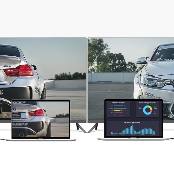 HDMI 4K kabeļa kabelis ar 2 m leņķisko spraudni