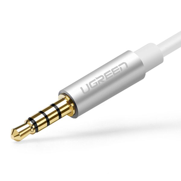 Izplatītāja mini ligzda 3 mm adapteris - 2 x mini ligzda 3,5 mm mikrofons un melnas austiņas
