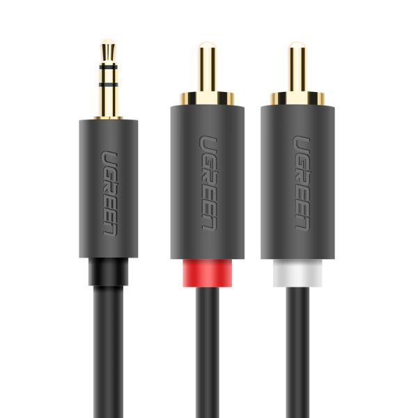 5 mm mini ligzda - 2x RCA 1