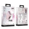 GAN 65W tīkla lādētājs 3 porti 1x USB 2X USB-C Pink